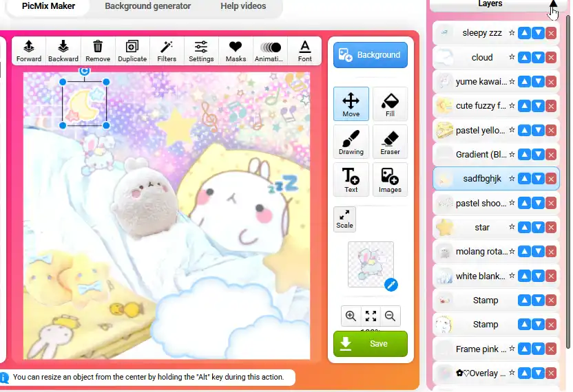Demo image of the userscript in action